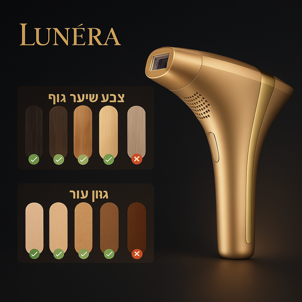 Lunéra™ PRO | הסרת שיער וטיפוח העור מהבית